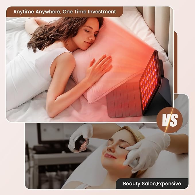 Red Light Therapy for Face and 850nm Infrared 6 Modes