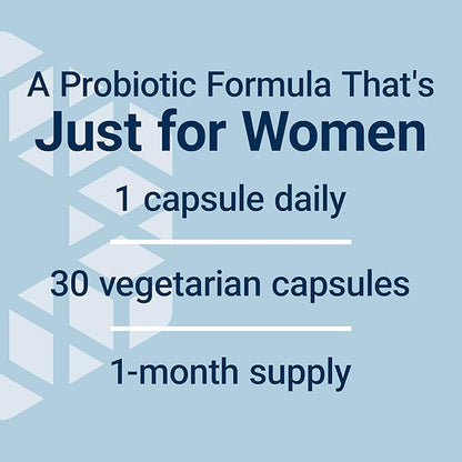Life Extension FLORASSIST® Probiotic Women's Health, Vaginal Health, Digestive Health, Immune Health, Gluten-Free, Non-GMO, Vegetarian, Once-Daily Formula, 30 Capsules