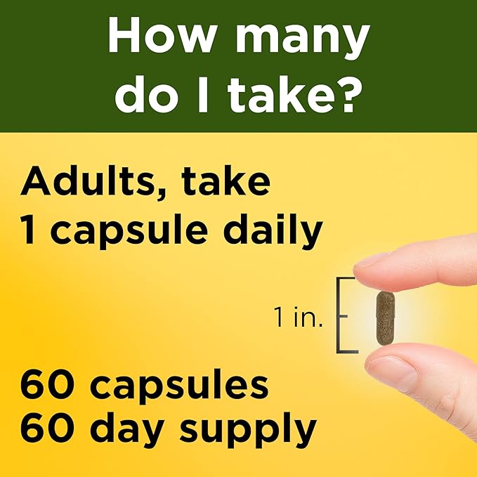 Nature Made Ashwagandha Capsules 125mg 60 Capsules, 60 Day