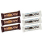 No Cow Vegan Protein Snack Bar Variety Pack, High Protein & 10g Fiber, Low Sugar, Gluten-Free, Dairy-Free, For On-the-Go Nutrition & Post-Workout (Cookies ‘n Cream, Chocolate Caramel Peanut, 6 Count)
