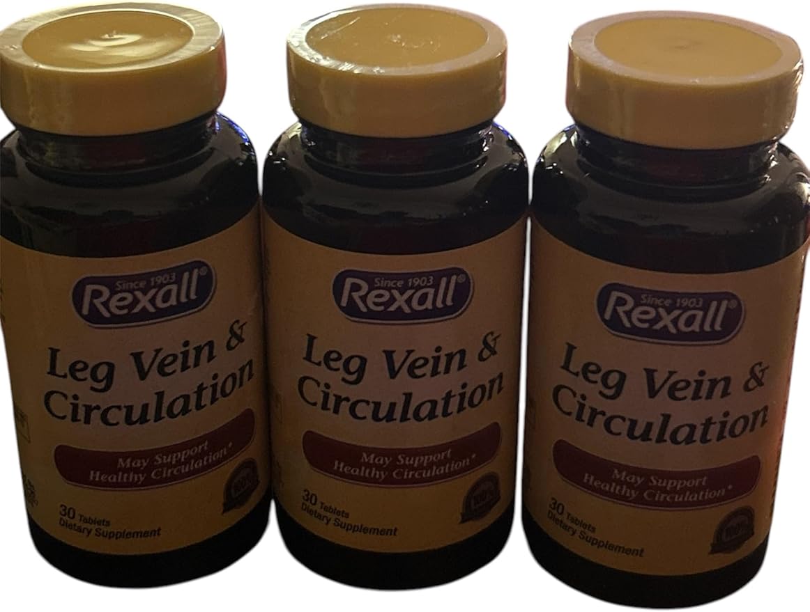 Rexall Leg Vein & Circulation Support, 30 Tablets, 3