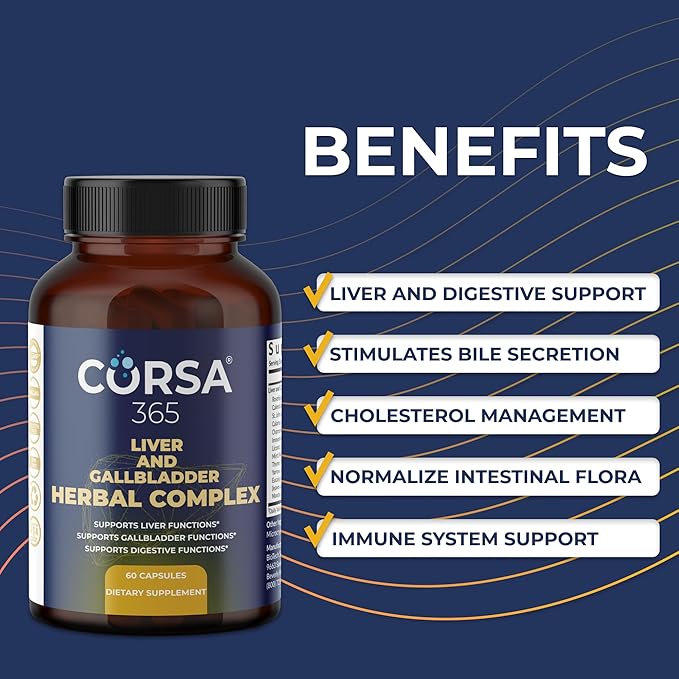 Liver Health and Gallbladder Support Formula 60 Capsules