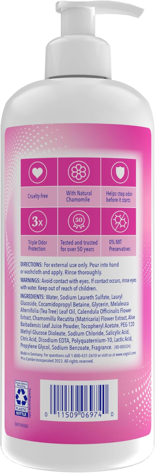 Vagisil Feminine Wash for Intimate Area 16.9 oz