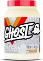GHOST Vegan Protein Powder, Peanut Butter Cereal Milk - 2.2lb, 21g of Protein - Plant-Based Pea & Organic Pumpkin Protein - Post Workout & Nutrition Shakes, Smoothies, & Baking - Soy & Gluten-Free