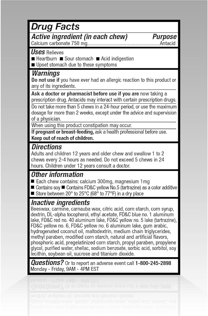 Amazon Basic Care Extra Strength Antacid 90 count