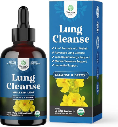 USDA Organic Mullein Leaf Drops