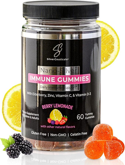 Triple Action Immune Gummies 4+ Vitamin 3rd Party 60 Count
