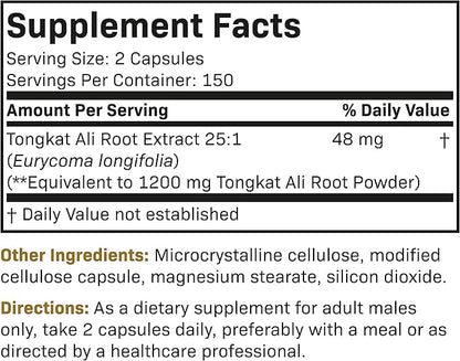 Futurebiotics Longjack Tongkat Ali Extra Strength 300 Vegetarian
