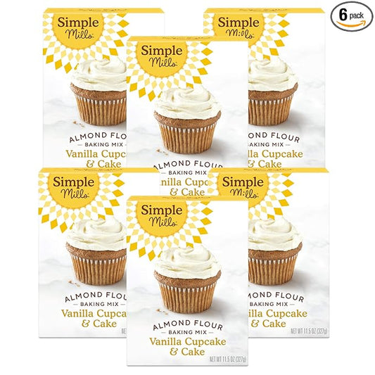 Simple Mills Almond Flour Vanilla Cupcake 11.5 oz 6