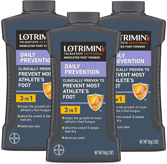 Lotrimin AF Athlete's Foot Daily Prevention 3 Ounce (90 Grams) 3)