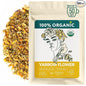 Yarrow Flower Tea Organic - Dried Yarrow Herb Loose Leaf - Herbal Tea to Support Cardiovascular Health, Immune Function & Relaxation - 4 Ounces
