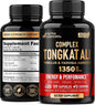 Tongkat Ali Men 1350mg Complex - Fadogia Agrestis | Tribulus Terrestris - Energy, Strength & Performance Support - Extra Strength 200:1 Extract - 3rd Party Tested, Made in USA - 120 Capsules / 2 Month