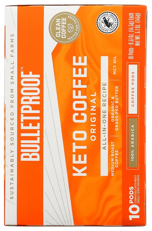 BULLETPROOF Keto Original K Cup Coffee, 5.1 OZ