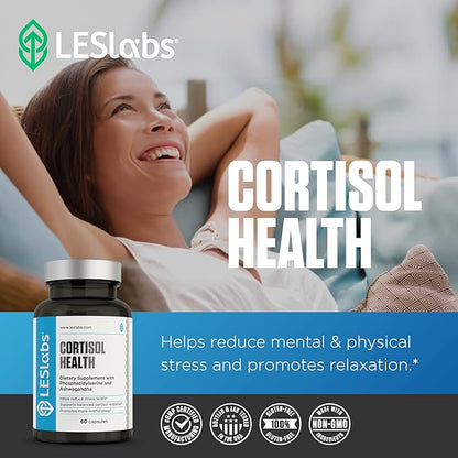LES Labs Cortisol Health – Stress 60 Capsules