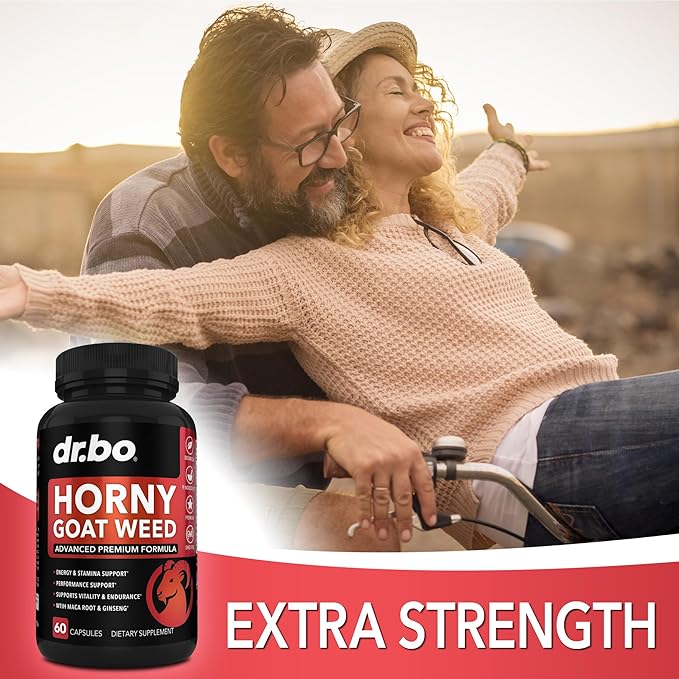 Horny Goat Weed For Men and Women 1590mg Extra 60 Pills