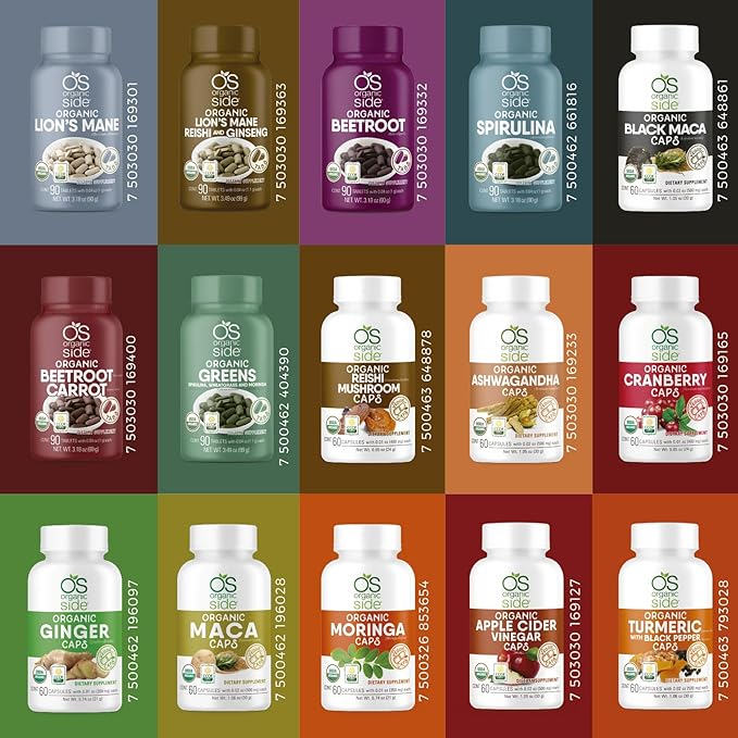 Organic Ginger 60 Capsules