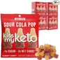 Kiss My Keto Gummies Candy – Low Carb Candy Sour Cola Pop, Keto Snack Pack – Healthy Candy Gummys – Vegan Candy, Keto Gummy Candy – Keto Candy Gummies (32-pack)