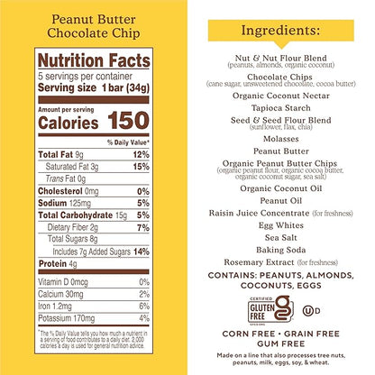 Simple Mills Almond Flour Snack Bars, 6 Ounce 1)