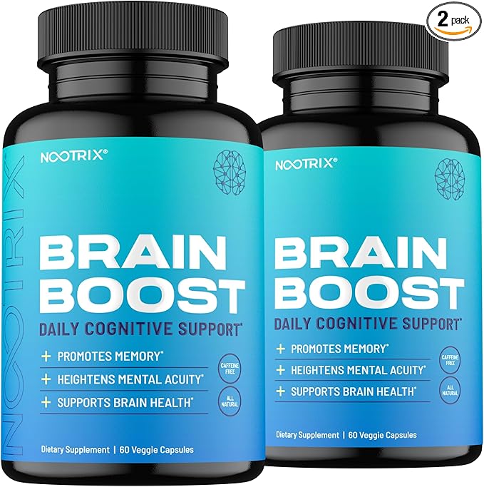 Brain Boost Nootropic Supplement 120 Capsules