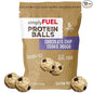 Whole Food Protein Balls with Probiotics - Chocolate Chip Cookie Dough Snacks - 8g Protein Snack - Gluten Free Energy Balls (1 Pack of 12 Balls)