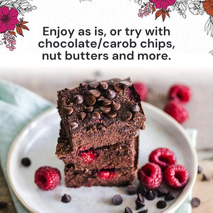 eat G.A.N.G.S.T.E.R. Chewy Choconot Brownie Mix - Allergy-Friendly Baking Mix, Grain-Free, No Dairy, Nuts, Gluten, Dairy - For Paleo & AIP Diets, Try with Chocolate or Carob Chips & Nut Butters