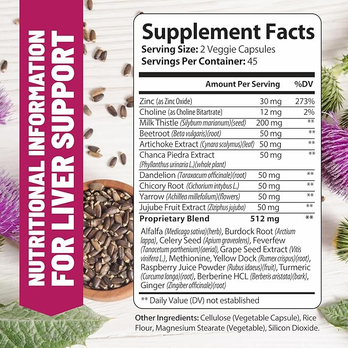 Liver Support and Cleanse Formula 45-Day Supply