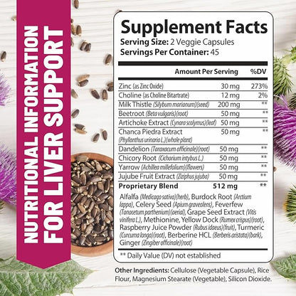 Liver Support and Cleanse Formula 45-Day Supply