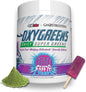 EHP Labs x Ghostbusters OxyGreens Super Greens Powder - Spirulina & Chlorella Superfood, Green Juice Powder with Prebiotic Fibre, Antioxidants & Immunity Support, 30 Serves (Ecto Freeze)
