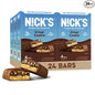 Nick's Protein Bars Krispy Cookie | 16g protein | 210 calories | Low Carb Keto Friendly Snacks No Added Sugar (Multipack 24 bars x 50g)