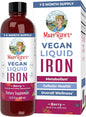 MaryRuth Organics Iron Supplement for Women Men & Kids, Liquid Iron Supplement for Women Men & Kids, Iron for Healthy Blood & Oxygen, Ages 4 & Up, Sugar Free, Vegan, Non-GMO, Gluten Free, 15.22 Fl Oz
