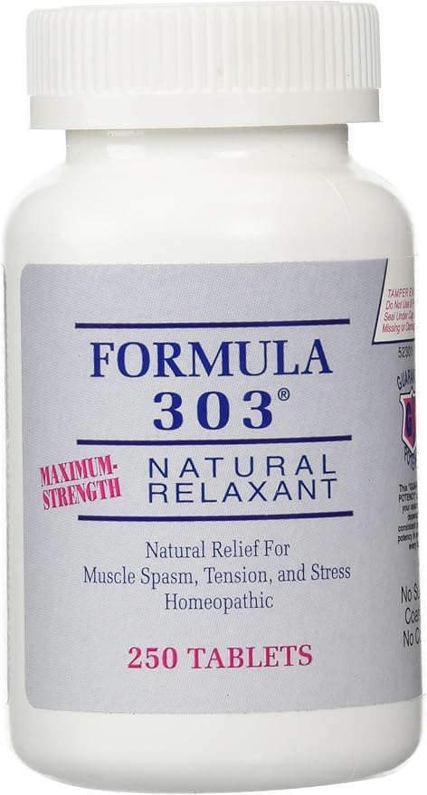 Dee Cee Labs Formula 303 Maximum 250 Tablets;