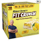 FITCRUNCH Snack Size Protein Bars, 6-Layer Baked Bar, 3g of Sugar & Soft Cake Core (18 Bars, Lemon Cake)