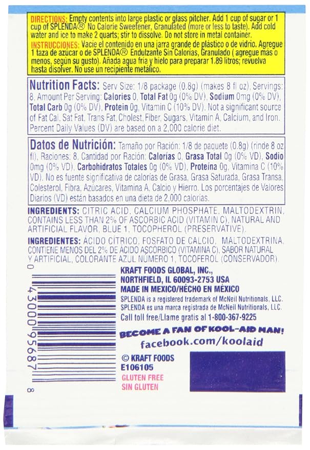 Kool Aid Twists Mixed Berry Drink Mix, Makes 2 Quarts (96 Packets)