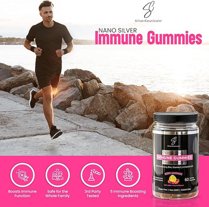 Triple Action Immune Gummies 4+ Vitamin 3rd Party 60 Count