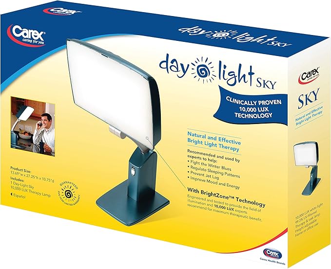 Carex Day-Light Sky Bright Light Therapy Lamp 10,000 LUX