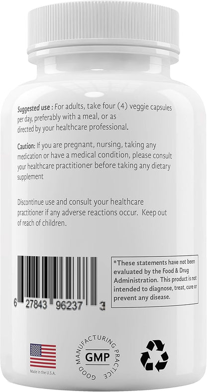 Myo-Inositol & D-Chiro Inositol Blend 100% of 40:1 Physiological 120 Capsules