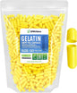 XPRS Nutra Size 00 Empty Capsules - 1000 Count Empty Gelatin Capsules - Empty Pill Capsules - DIY Capsule Filling - Fillable Pill Capsules Empty Gel Caps (Yellow)