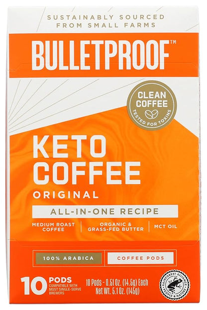 BULLETPROOF Keto Original K Cup Coffee, 5.1 OZ