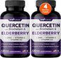 Quercetin with Vitamin C and Zinc 500mg - D3 - 6 in 1 Daily 4 Months