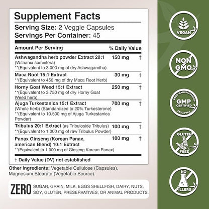 Ashwagandha - Maca Root - Horny