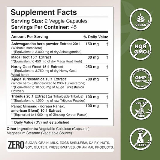 Ashwagandha - Maca Root - Horny