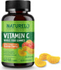 NATURELO Whole Food Vitamin C Gummies, 60 Vegan-Friendly
