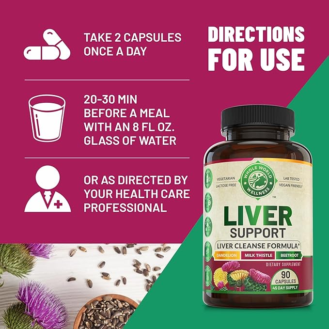 Liver Support and Cleanse Formula 45-Day Supply