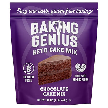 Nature's Eats Baking Genius Classic Chocolate Cake Almond Flour Cake Mix 16oz