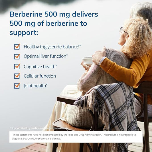 Euromedica Berberine 500 mg 60 Capsules 60 Servings