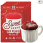 Sweet Logic Keto Mug Cake Mix - Red Velvet - Just Add Water - Vegan - Low Sugar - Gluten-Free - High Protein - Low Carb - Dairy Free - Diabetic-Friendly Sweets - Natural Ingredients (4 Pack)
