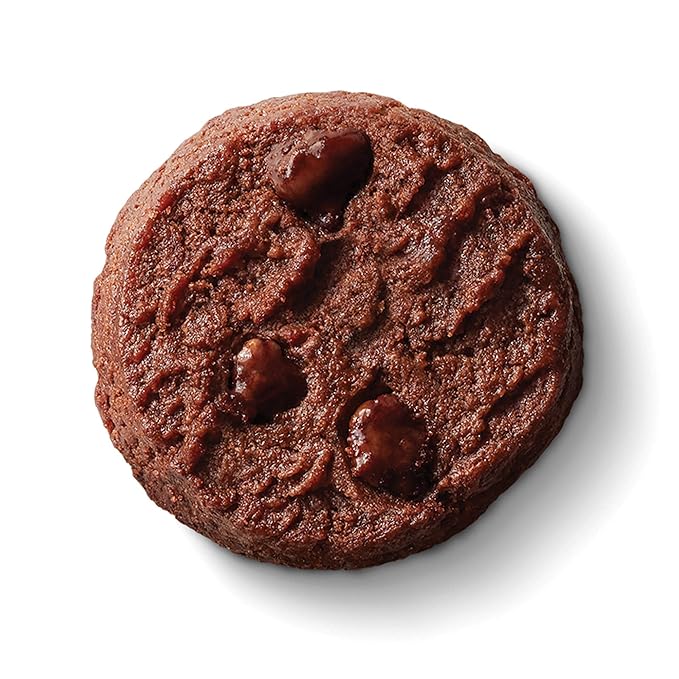 Lenny & Larry's The Complete Crunchy Cookie, Double Chocolate, 6g Plant Protein, Vegan, Non-GMO, 1.25 Ounce Pouch (Pack of 12)
