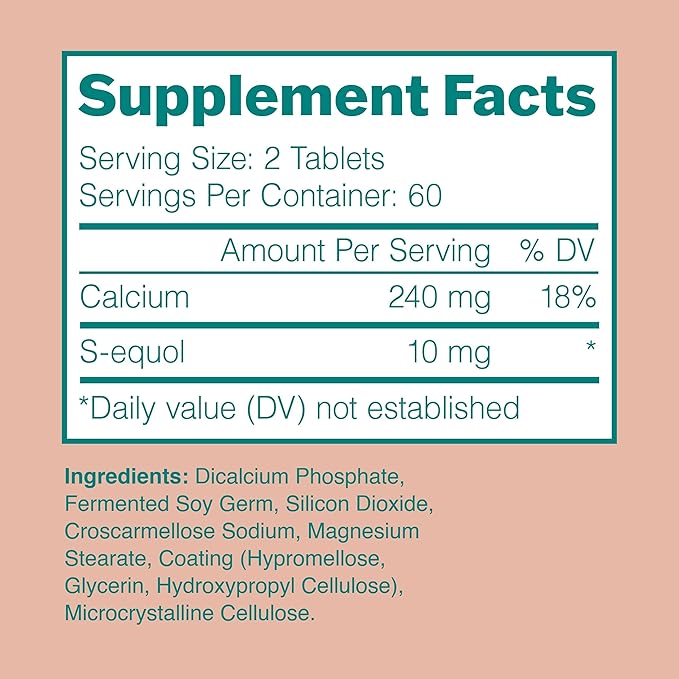 EQUELLE Multi-Symptom Menopause Relief Supplement 60 Tablets