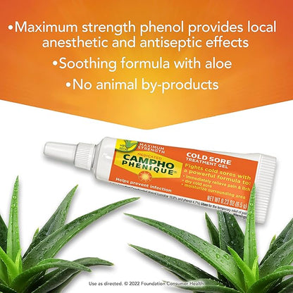 Campho Phenique Cold Sore and Fever 0.23 Oz