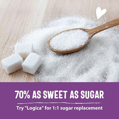 Sweet Logic Keto Baking Mix - Pure Allulose - Gluten-Free - Dairy Free - Diabetic-Friendly All Natural - Allulose - Stevia - Low Sugar - Low Carbs - Quick 20-Minute Prep (0 Net Carbs Per Serving)